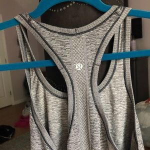 Lululemon swiftly tech racerback. Black grey white